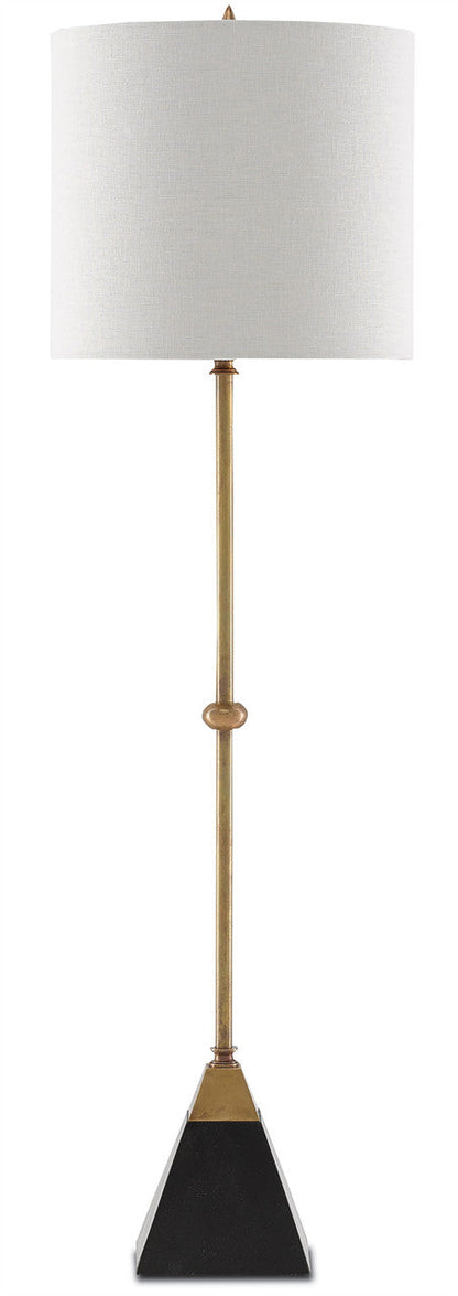 Currey & Co. Recluse Brass Table Lamp 6000-0078