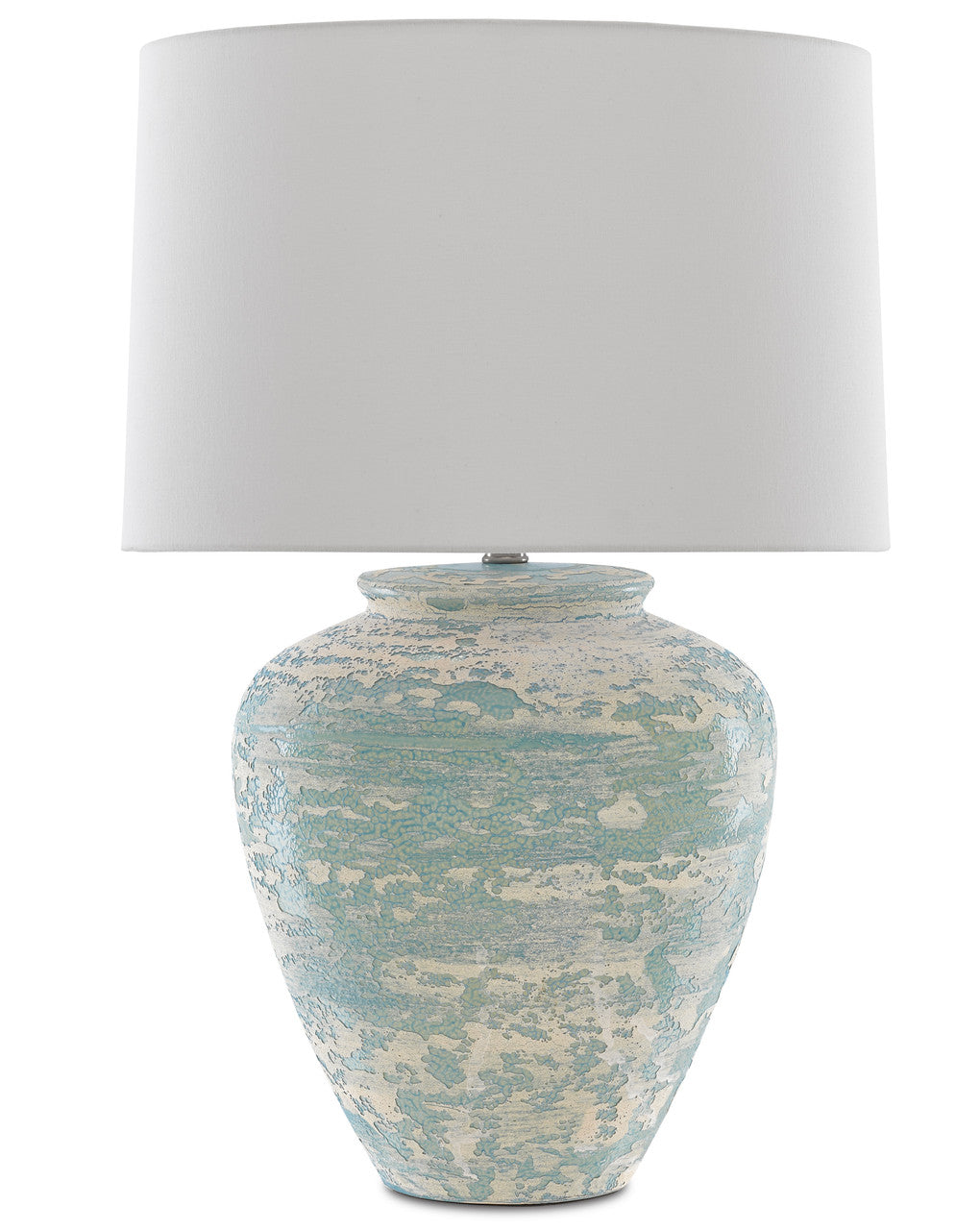 Currey & Co. Mimi Aqua Table Lamp 6000-0617