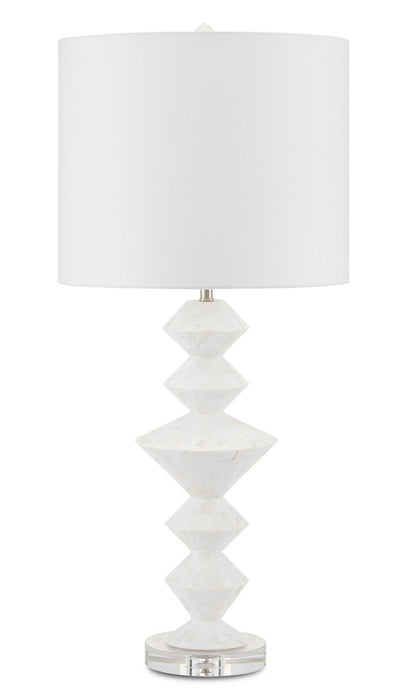 Currey & Co. Sheba White Table Lamp 6000-0688