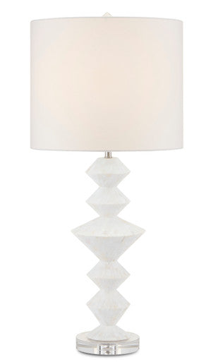 Currey & Co. Sheba White Table Lamp 6000-0688