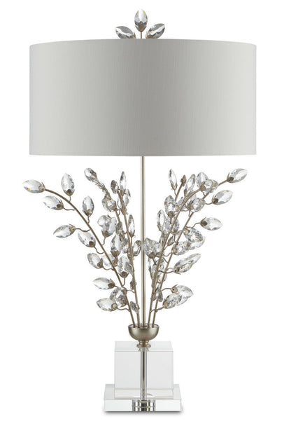 Currey & Co. Forget-Me-Not Silver Table Lamp 6000-0727