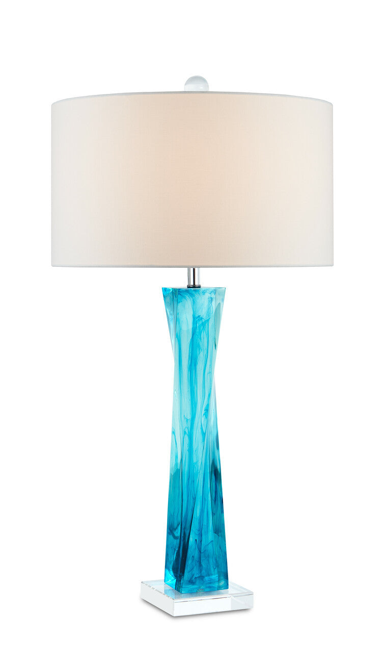 Currey & Co. Chatto Blue Table Lamp 6000-0747