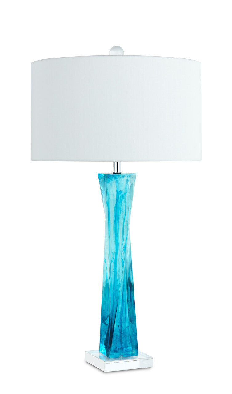 Currey & Co. Chatto Blue Table Lamp 6000-0747