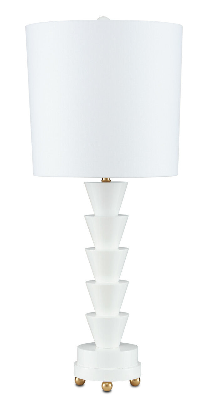 Currey & Co. Culture White Table Lamp 6000-0749