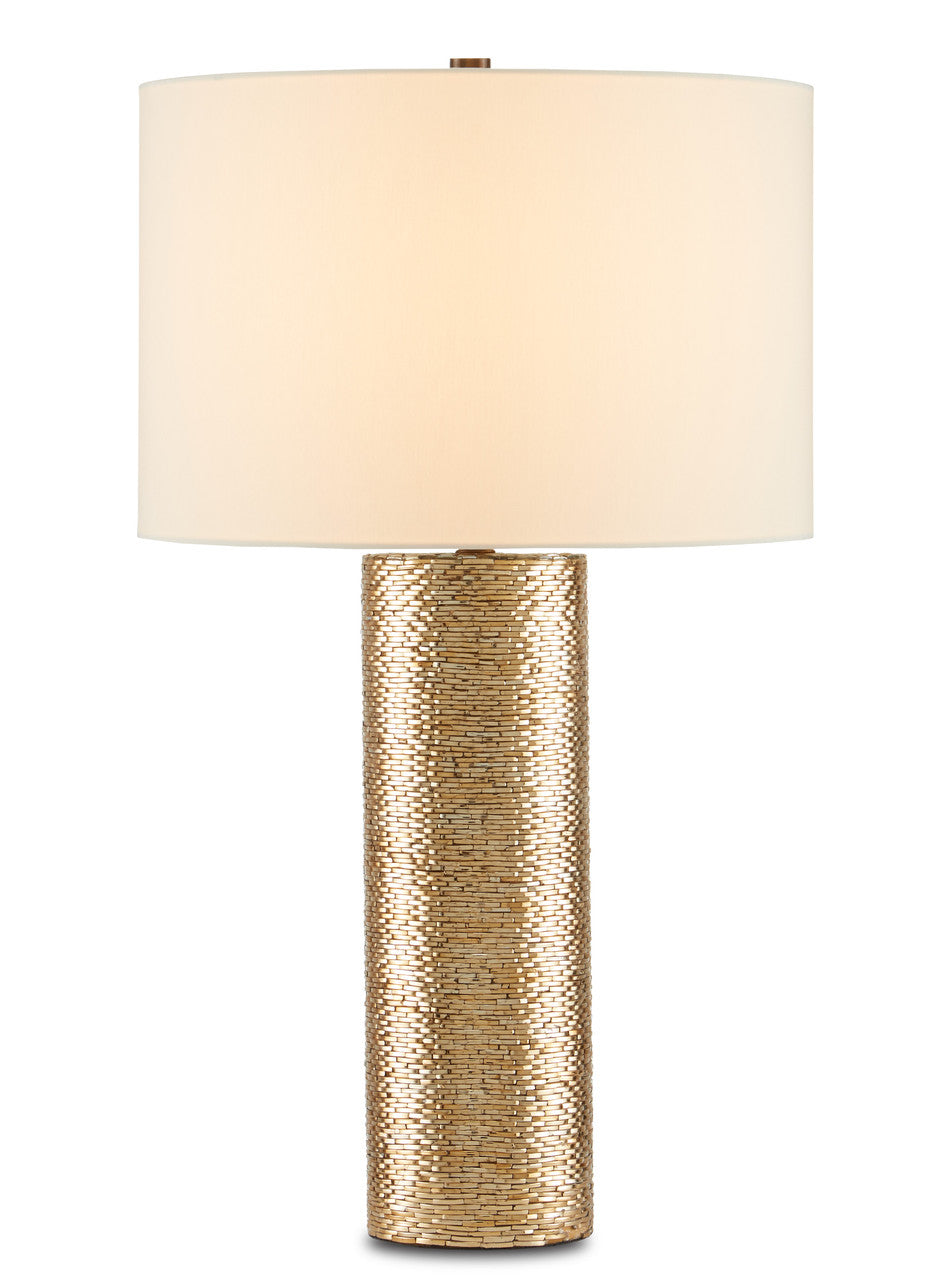 Currey & Co. Glimmer Gold Table Lamp 6000-0756