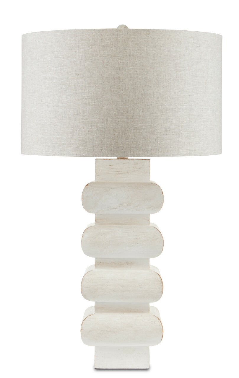 Currey & Co. Blondel White Table Lamp 6000-0769