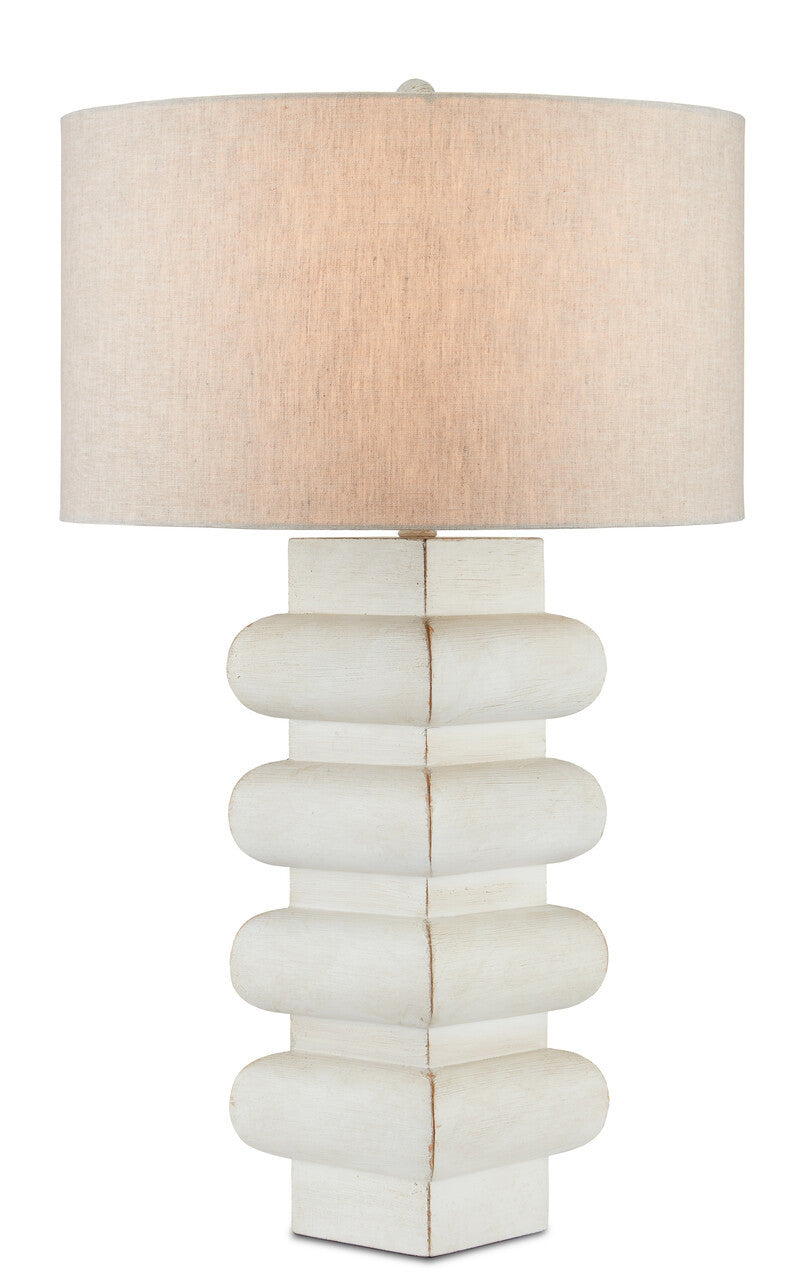 Currey & Co. Blondel White Table Lamp 6000-0769