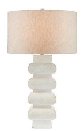 Currey & Co. Blondel White Table Lamp 6000-0769