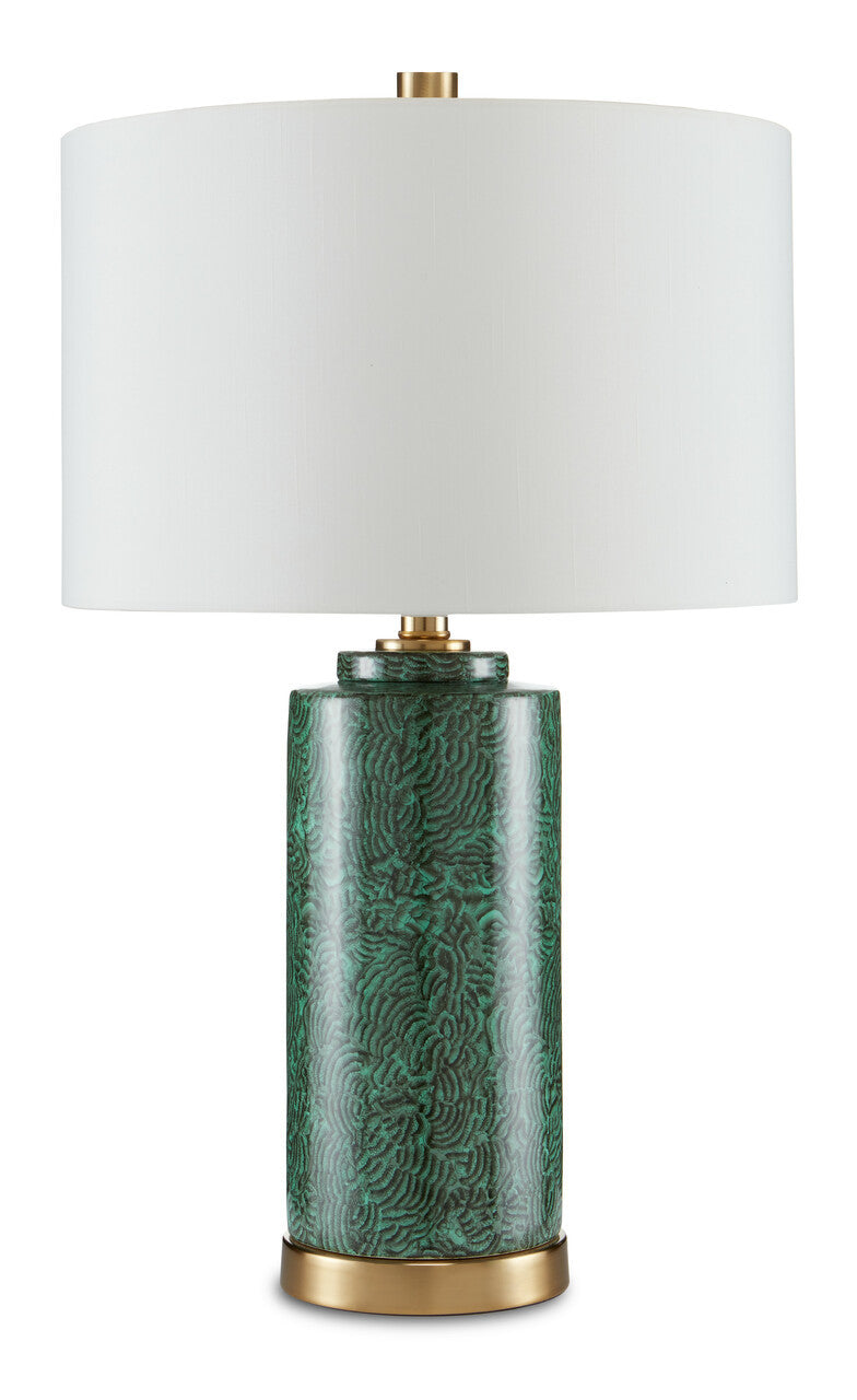 Currey & Co. St. Isaac Green Table Lamp 6000-0771