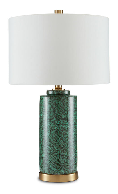 Currey & Co. St. Isaac Green Table Lamp 6000-0771