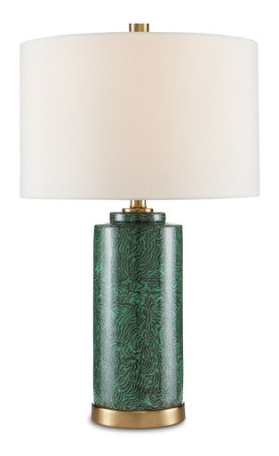 Currey & Co. St. Isaac Green Table Lamp 6000-0771