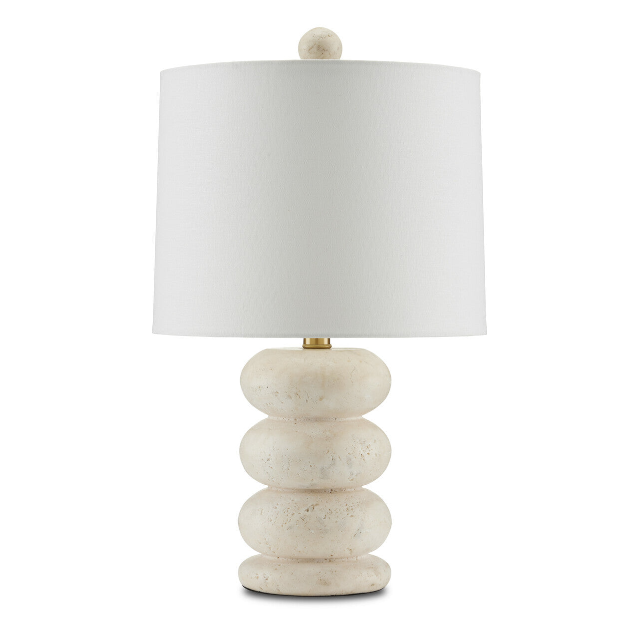 Currey & Co. Girault White Table Lamp 6000-0836