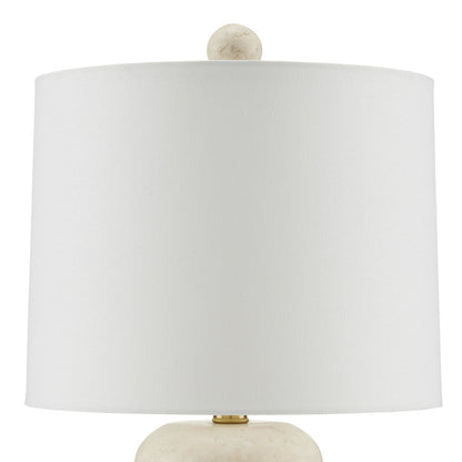 Currey & Co. Girault White Table Lamp 6000-0836