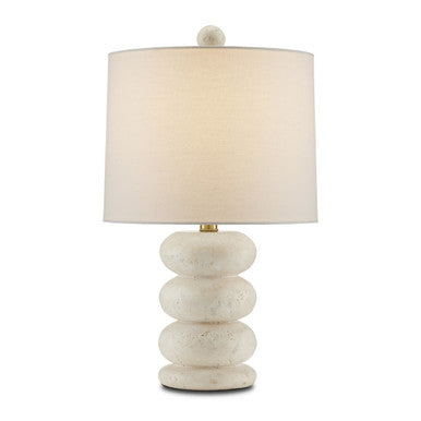 Currey & Co. Girault White Table Lamp 6000-0836