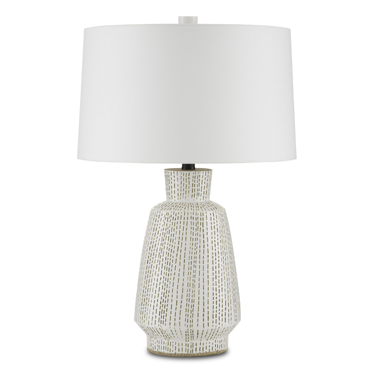 Currey & Co. Dash White Table Lamp 6000-0848