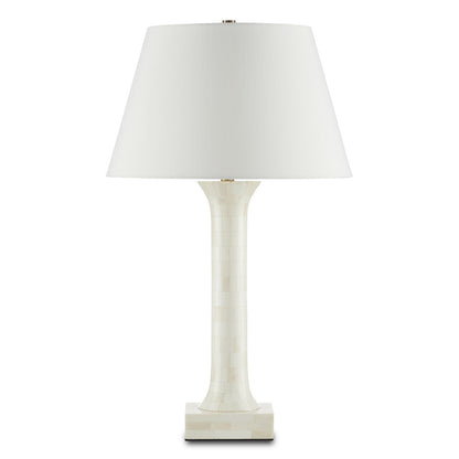 Currey & Co. Haddee White Table Lamp 6000-0863