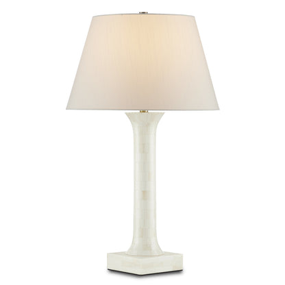 Currey & Co. Haddee White Table Lamp 6000-0863