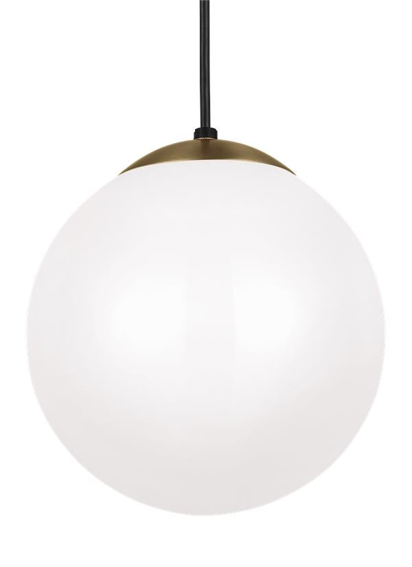 Visual Comfort Studio Studio Collection Leo - Hanging Globe Medium One Light Pendant in Satin Brass 6020-848