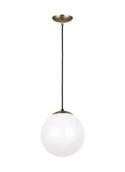 Visual Comfort Studio Studio Collection Leo - Hanging Globe Medium One Light Pendant in Satin Brass 6020-848