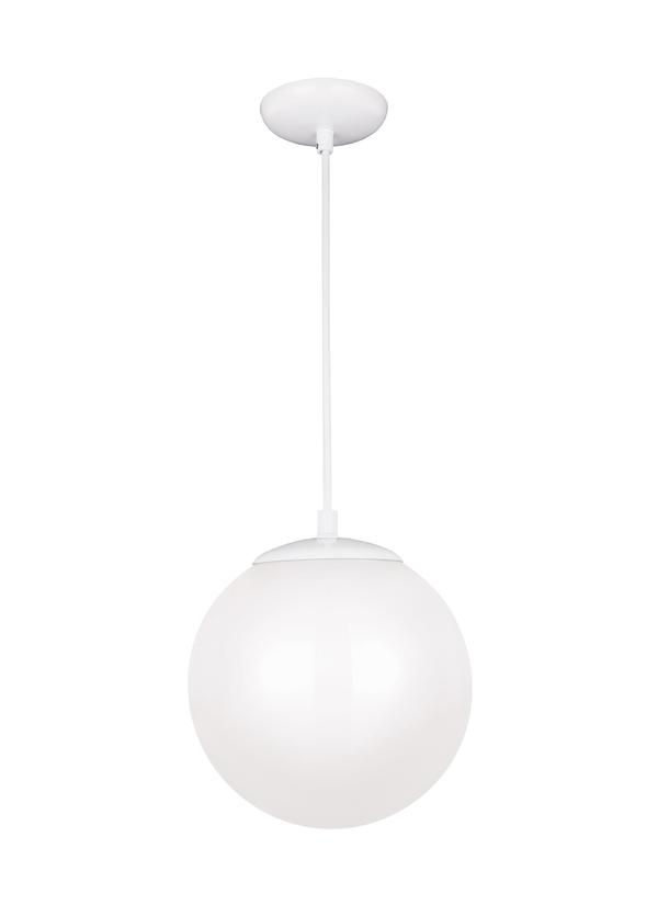 Visual Comfort Studio Studio Collection Leo - Hanging Globe Medium Pendant LED in White 602093S-15