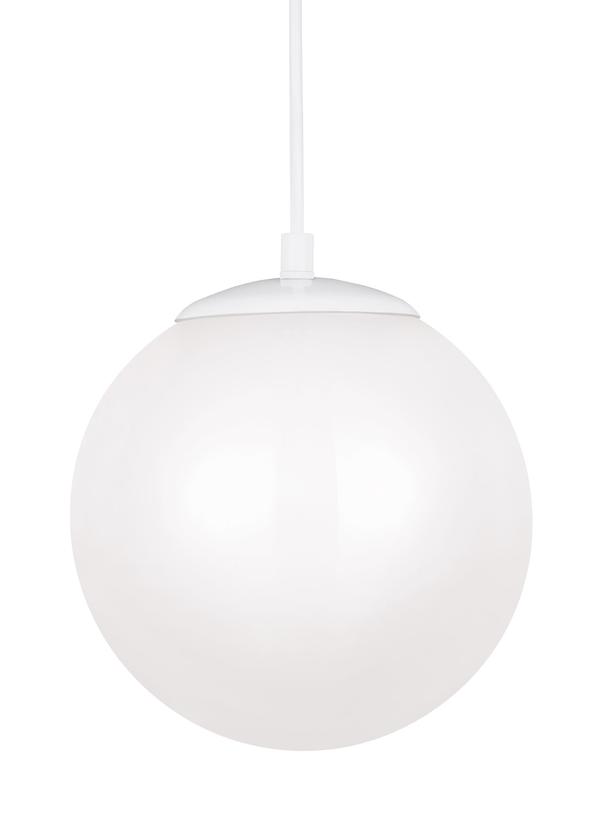 Visual Comfort Studio Studio Collection Leo - Hanging Globe Medium Pendant LED in White 602093S-15