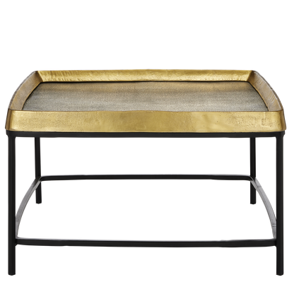 Currey & Co. Tanay Brass Cocktail Table 4000-0151