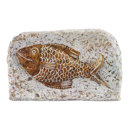 Currey & Co. 5" Marble Fish 1200-0850