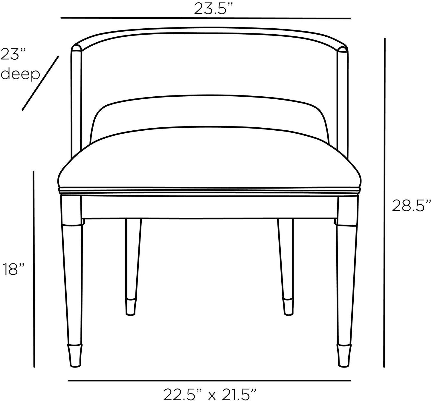 Arteriors Home Swanson Dining Chair 6243