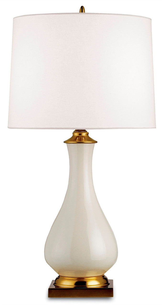 Currey & Co. Lynton Cream Table Lamp 6425