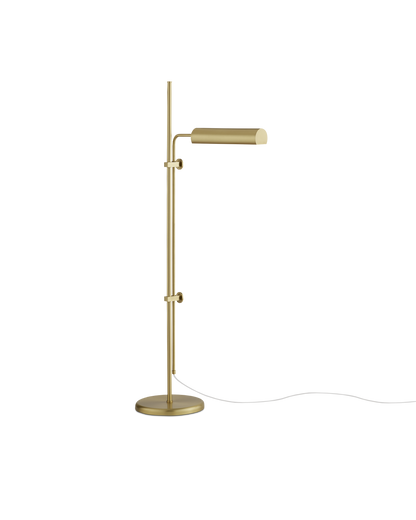 Currey & Co. Satire Brass Floor Lamp 8000-0113