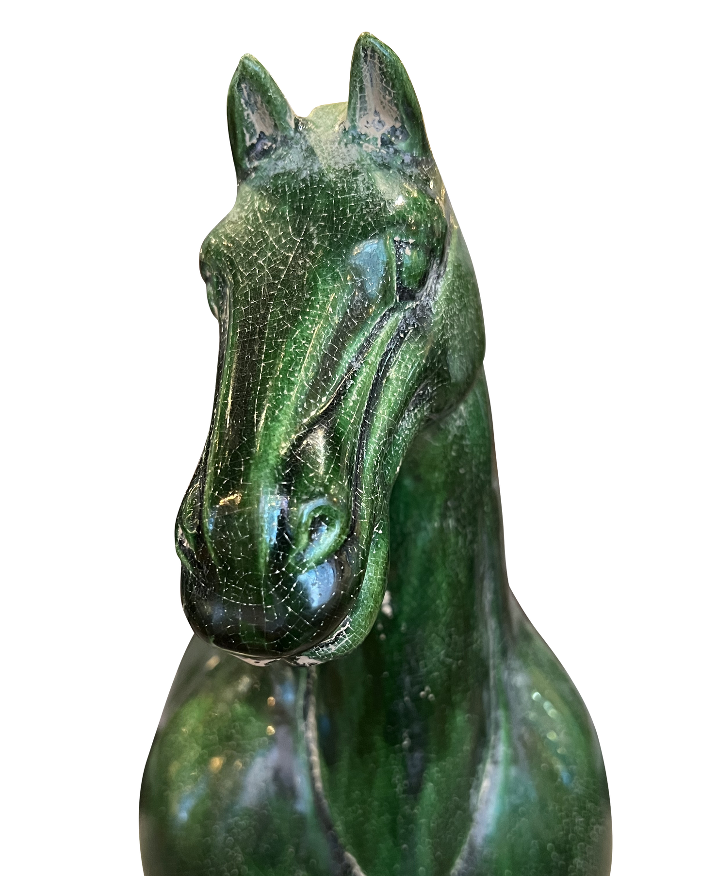 Currey & Co. Tang Dynasty Medium Green Horse 1200-0784