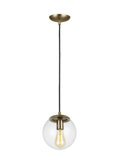 Visual Comfort Studio Studio Collection Leo - Hanging Globe Small One Light Pendant in Satin Brass 6501801-848