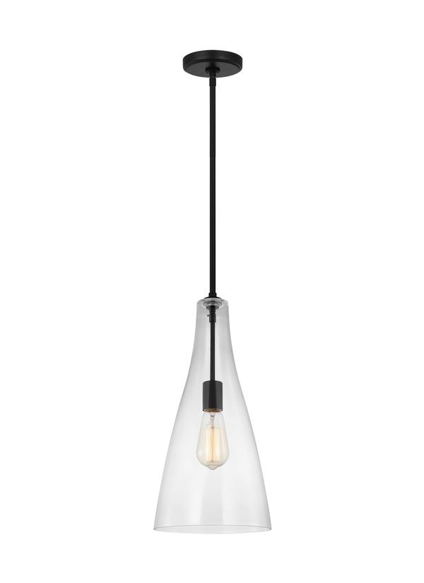 Visual Comfort Studio Sean Lavin Arilda One Light Pendant in Midnight Black 6537001-112