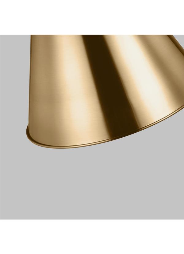 Visual Comfort Studio Thomas O'Brien Gordon One Light Small Pendant in Satin Brass 6585101-848