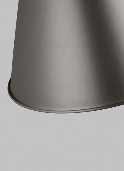 Visual Comfort Studio Thomas O'Brien Gordon One Light Small Pendant in Antique Brushed Nickel 6585101EN3-965