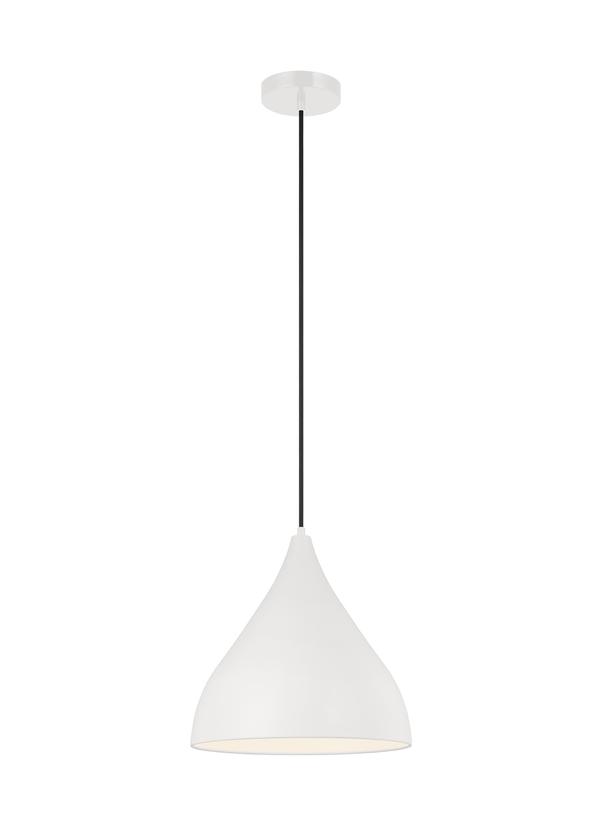 Visual Comfort Studio Studio Collection Oden Medium Pendant in Matte White 6645301EN3-115