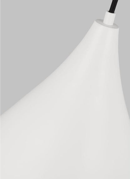 Visual Comfort Studio Studio Collection Oden Medium Pendant in Matte White 6645301EN3-115