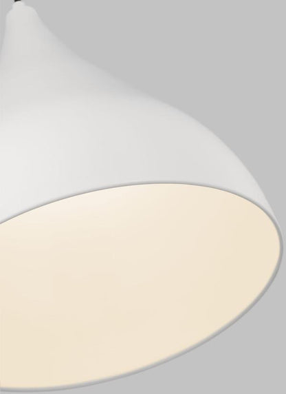 Visual Comfort Studio Studio Collection Oden Medium Pendant in Matte White 6645301EN3-115