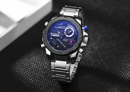 Movement electronic quartz men's watch