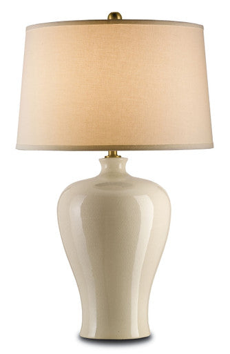 Currey & Co. Blaise Cream Table Lamp 6822