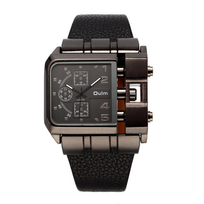 Qulm Casual single movement quartz mens's watch