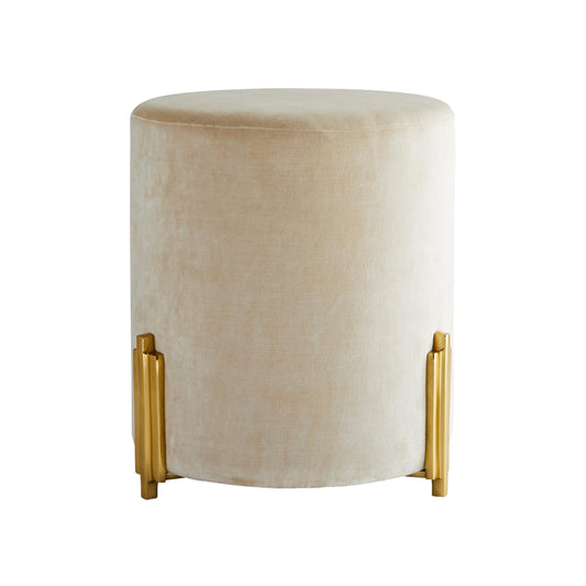 Arteriors Home Warby Ottoman Sterling Velvet 6931