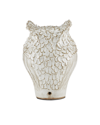 Currey & Co. Minerva Medium White Owl 1200-0624