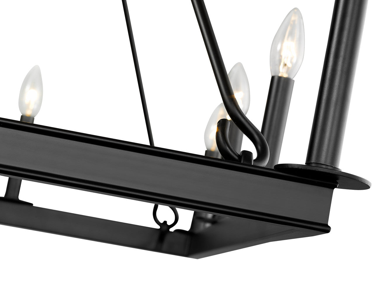 Z-Lite Barclay 12 Light Chandelier in Matte Black 482S-12MB