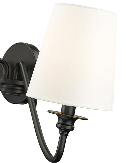 Z-Lite Gianna 3 Light Wall Sconce in Matte Black 7509-3S-MB