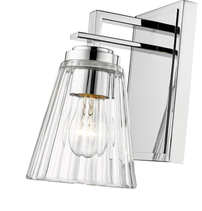 Z-Lite Lyna 1 Light Wall Sconce in Chrome  823-1S-CH