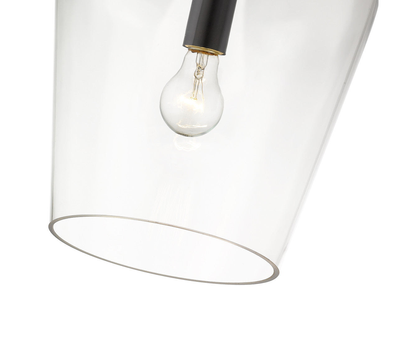 Z-Lite Joliet 1 Light Pendant in Matte Black 473P9-MB