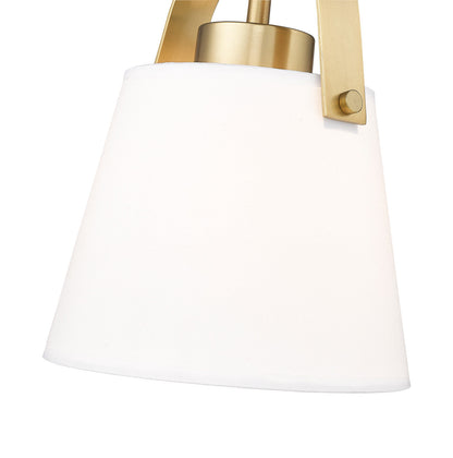 Z-Lite Z-Studio 1 Light Pendant in Heritage Brass 743P8-HBR