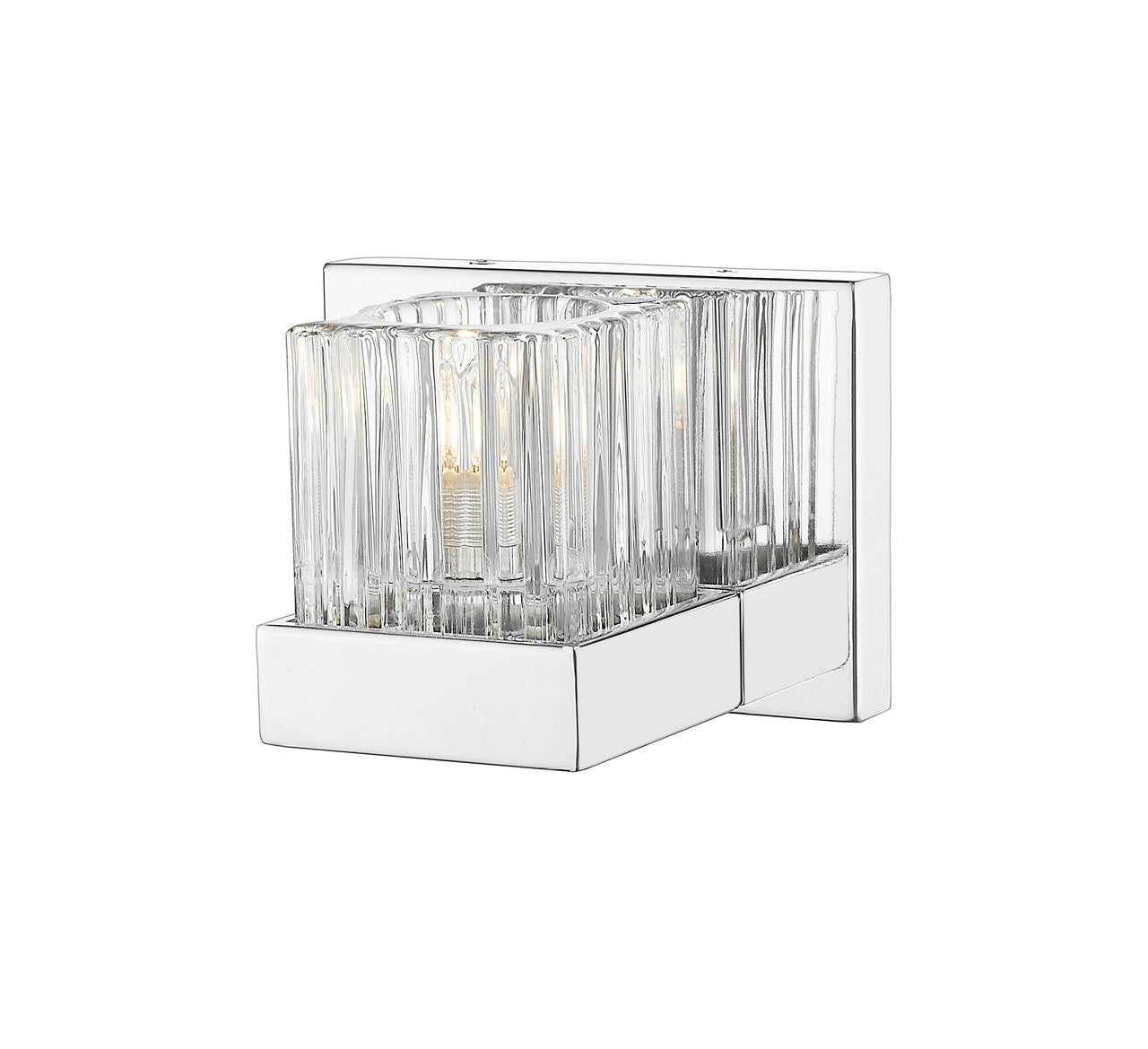 Z-Lite Fallon 1 Light Wall Sconce in Chrome 468-1S-CH