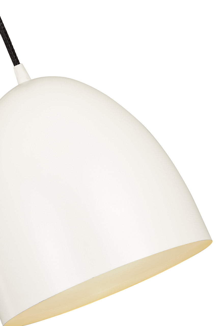 Z-Lite Z-Studio 1 Light Pendant in Satin White 6012P9-SWH